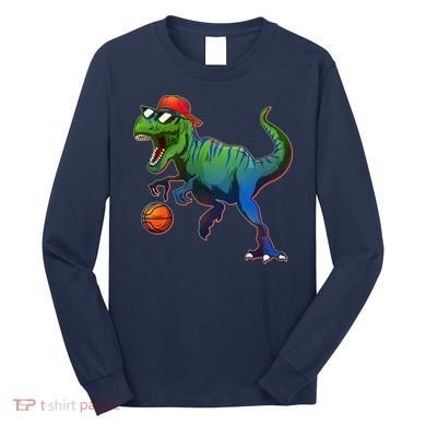 B-Ball T-Rex Long Sleeve Shirt