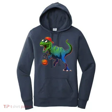 B-Ball T-Rex Women's Hoodie