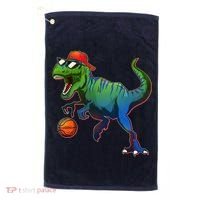 B-Ball T-Rex Golf Towel thumb 0