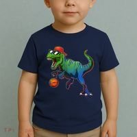 B-Ball T-Rex Toddler T-Shirt thumb 2