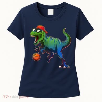 B-Ball T-Rex Women's T-Shirt