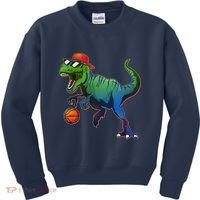 B-Ball T-Rex Kids Sweatshirt thumb 0