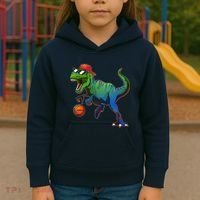 B-Ball T-Rex Kids Hoodie thumb 3