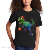 B-Ball T-Rex Kids T-Shirt thumb 2