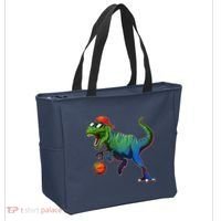 B-Ball T-Rex Tote Bag thumb 2