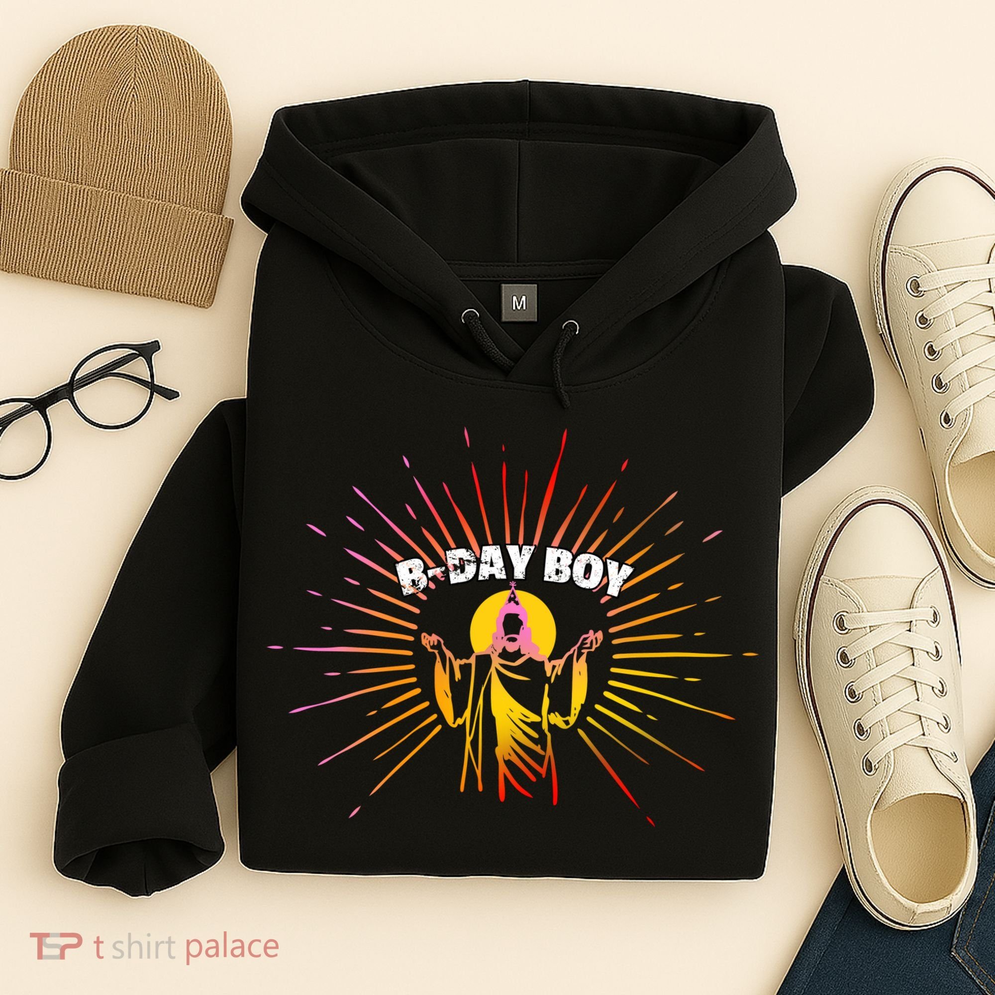 B-Day Boy Jesus Birthday Hoodie