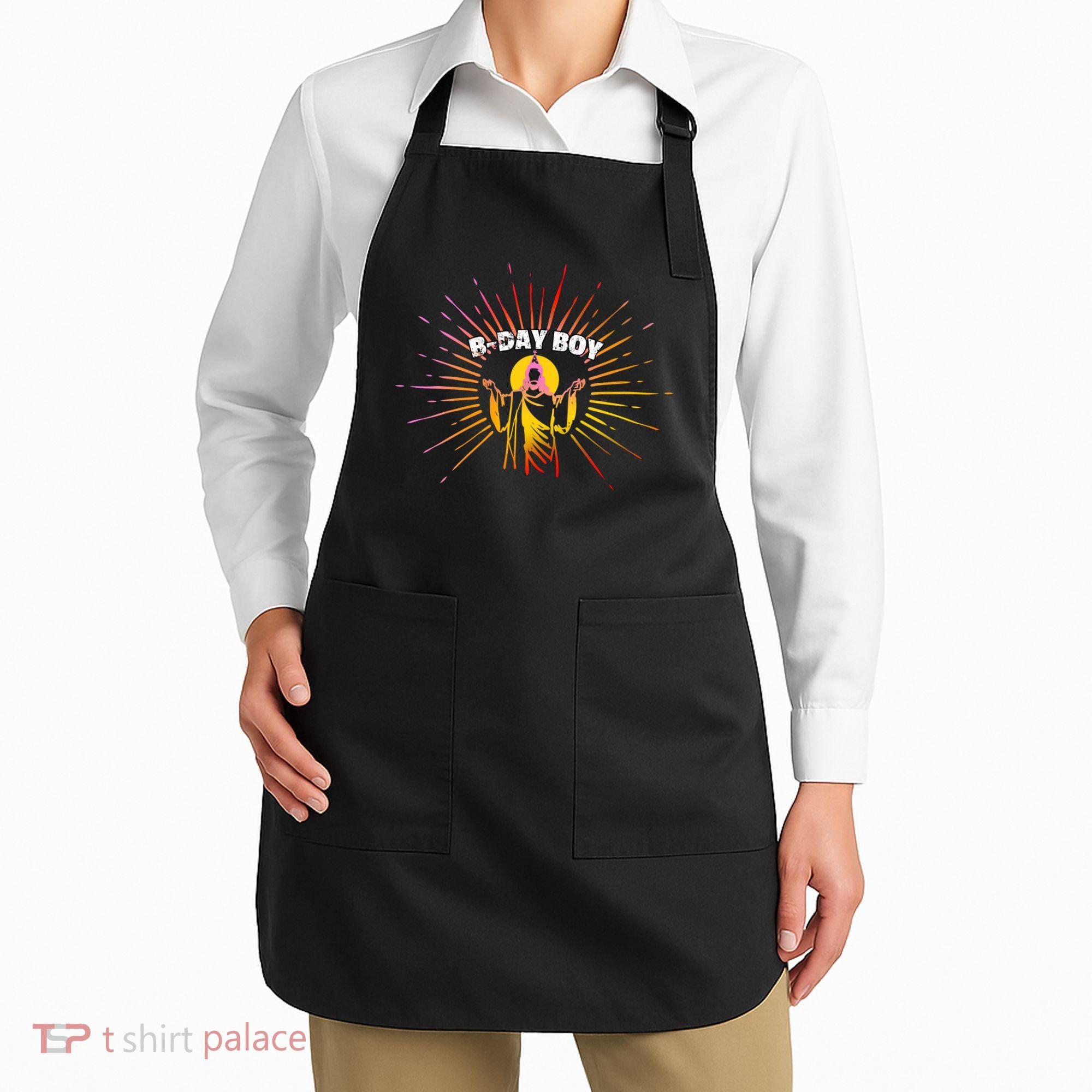 B-Day Boy Jesus Birthday Apron
