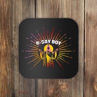 B-Day Boy Jesus Birthday Coaster