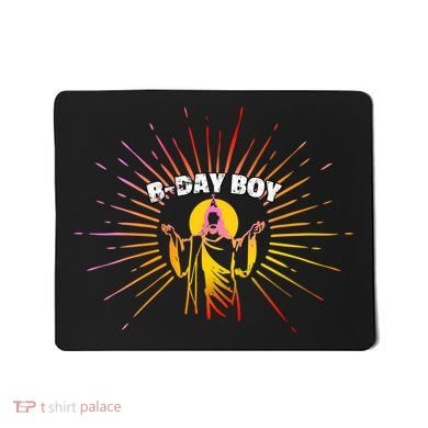 B-Day Boy Jesus Birthday Mousepad