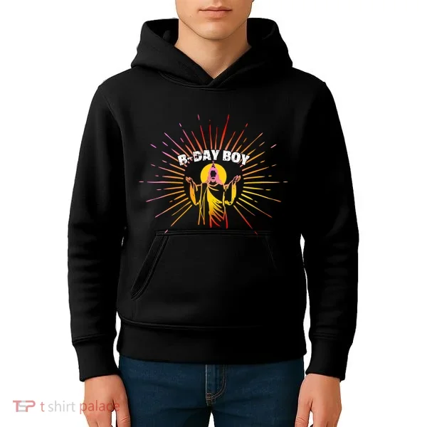 B-Day Boy Jesus Birthday Kids Hoodie