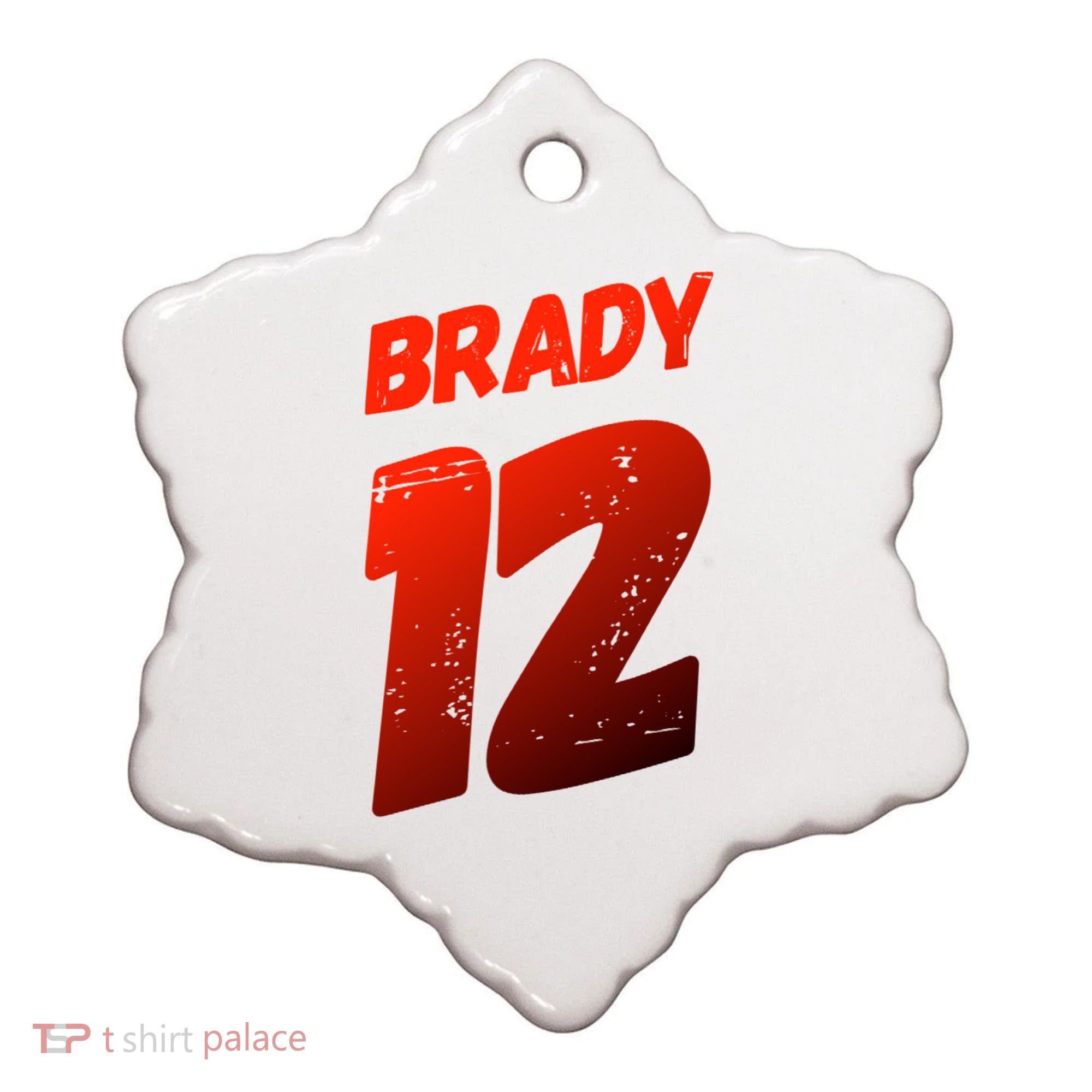 Brady 12 Ceramic Ornament