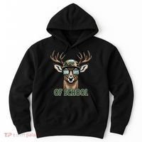 Bucked 100 Days Of School Deer Student 100th Day Hoodie thumb 0