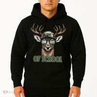 Bucked 100 Days Of School Deer Student 100th Day Hoodie thumb 2