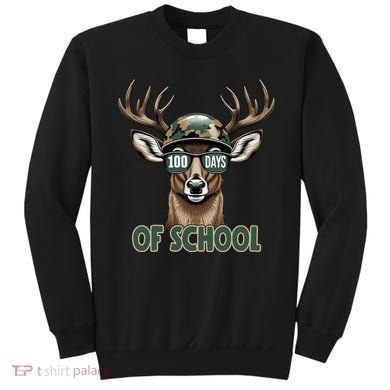 Bucked 100 Days Of School Deer Student 100th Day Sweatshirt
