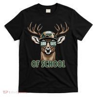 Bucked 100 Days Of School Deer Student 100th Day T-Shirt thumb 0