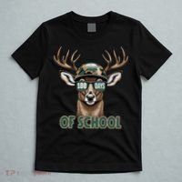 Bucked 100 Days Of School Deer Student 100th Day T-Shirt thumb 5