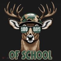 Bucked 100 Days Of School Deer Student 100th Day Women's Hoodie thumb 2