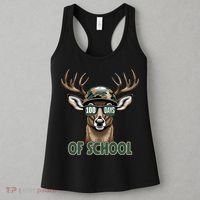 Bucked 100 Days Of School Deer Student 100th Day Women's Tank Top thumb 3