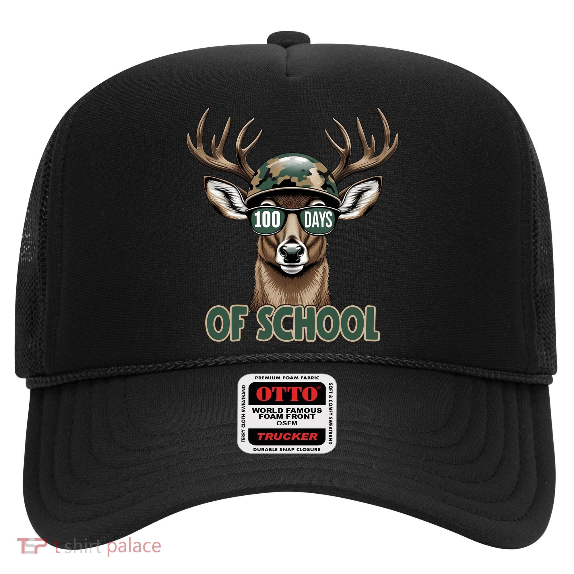 Bucked 100 Days Of School Deer Student 100th Day Hat