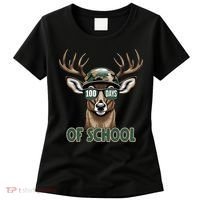 Bucked 100 Days Of School Deer Student 100th Day Women's T-Shirt thumb 0