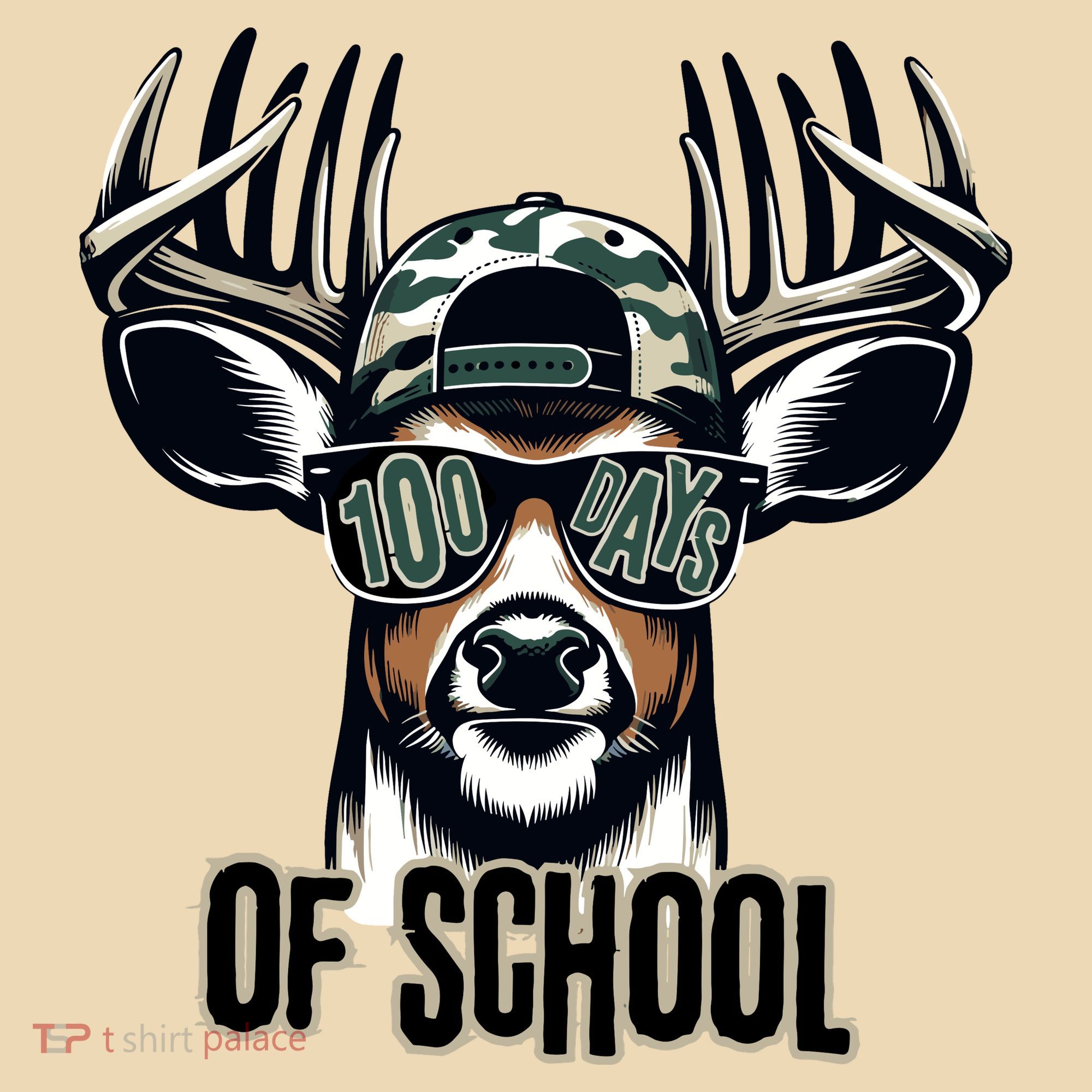 Boy 100 Day Buck Tote Bag