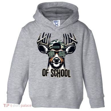 Boy 100 Day Buck Toddler Hoodie