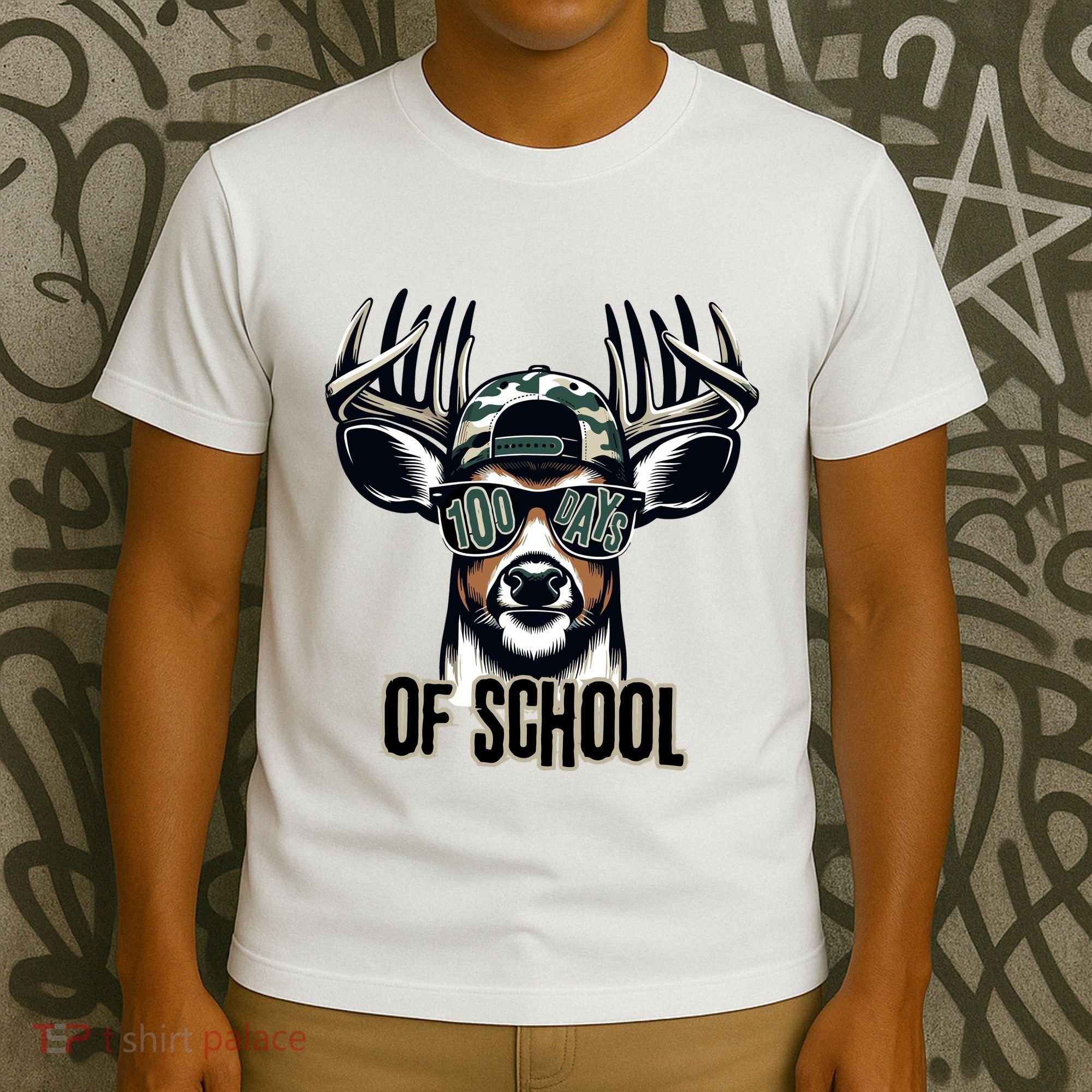 Boy 100 Day Buck T-Shirt