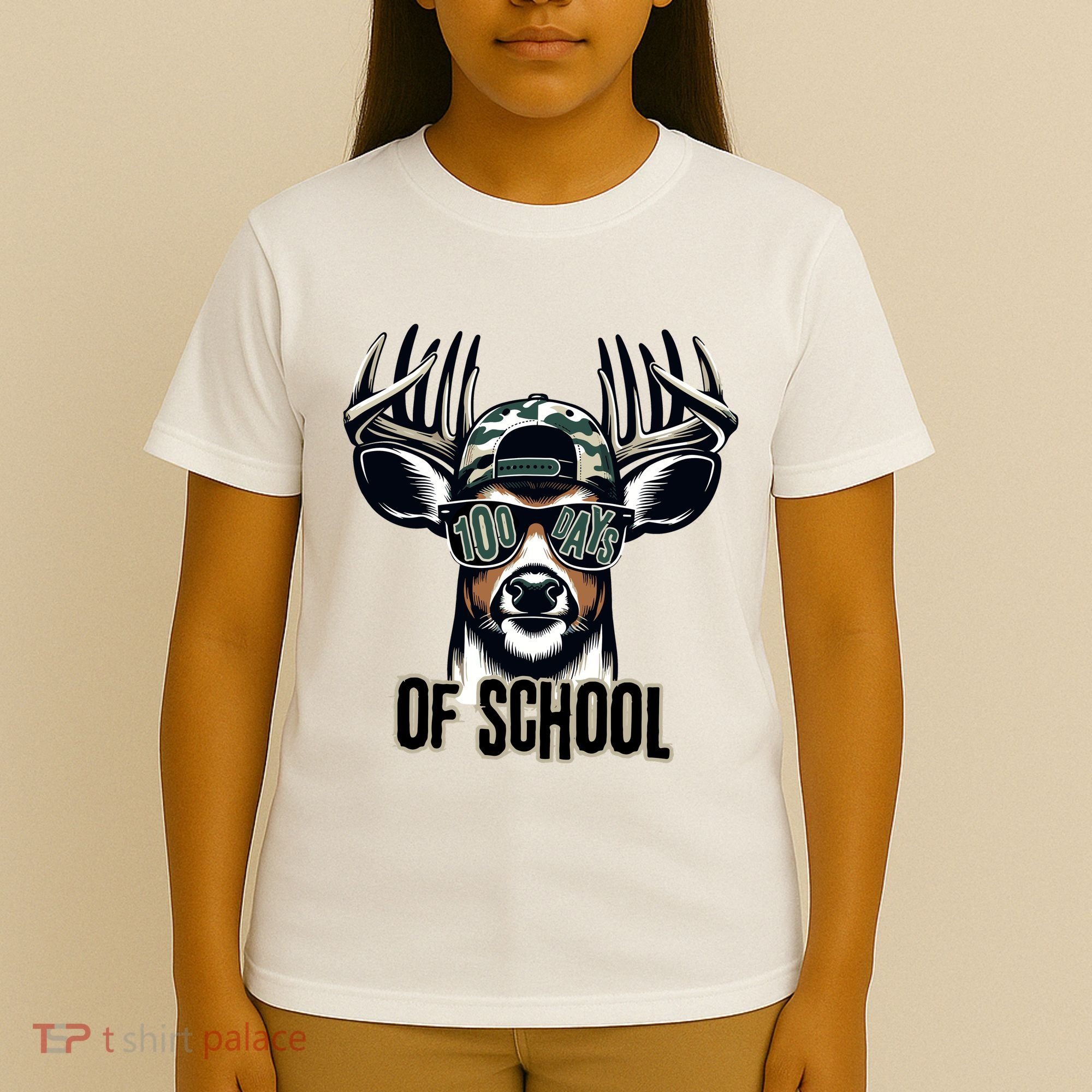 Boy 100 Day Buck T-Shirt
