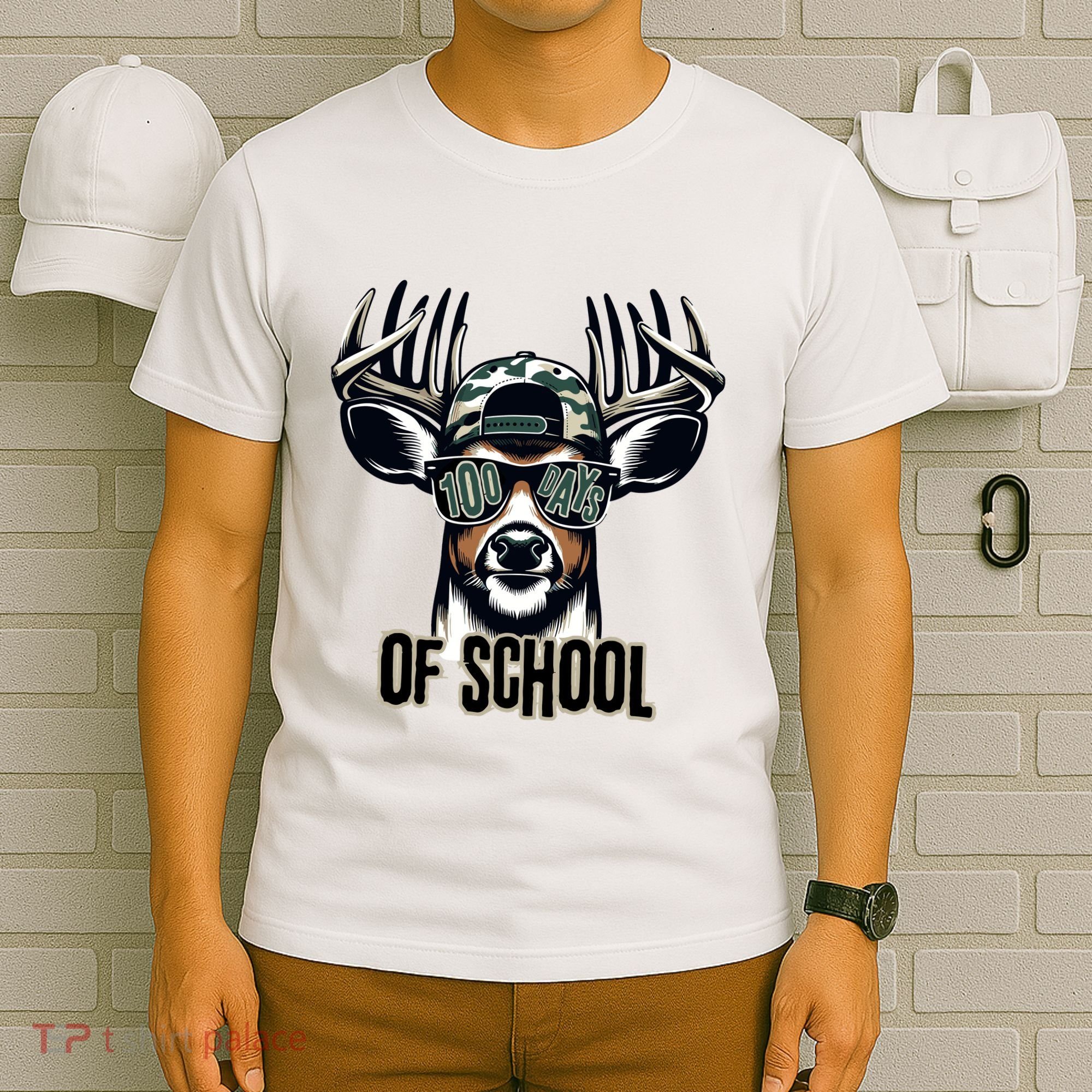 Boy 100 Day Buck T-Shirt