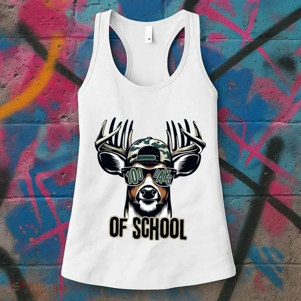 Boy 100 Day Buck Women's Tank Top
