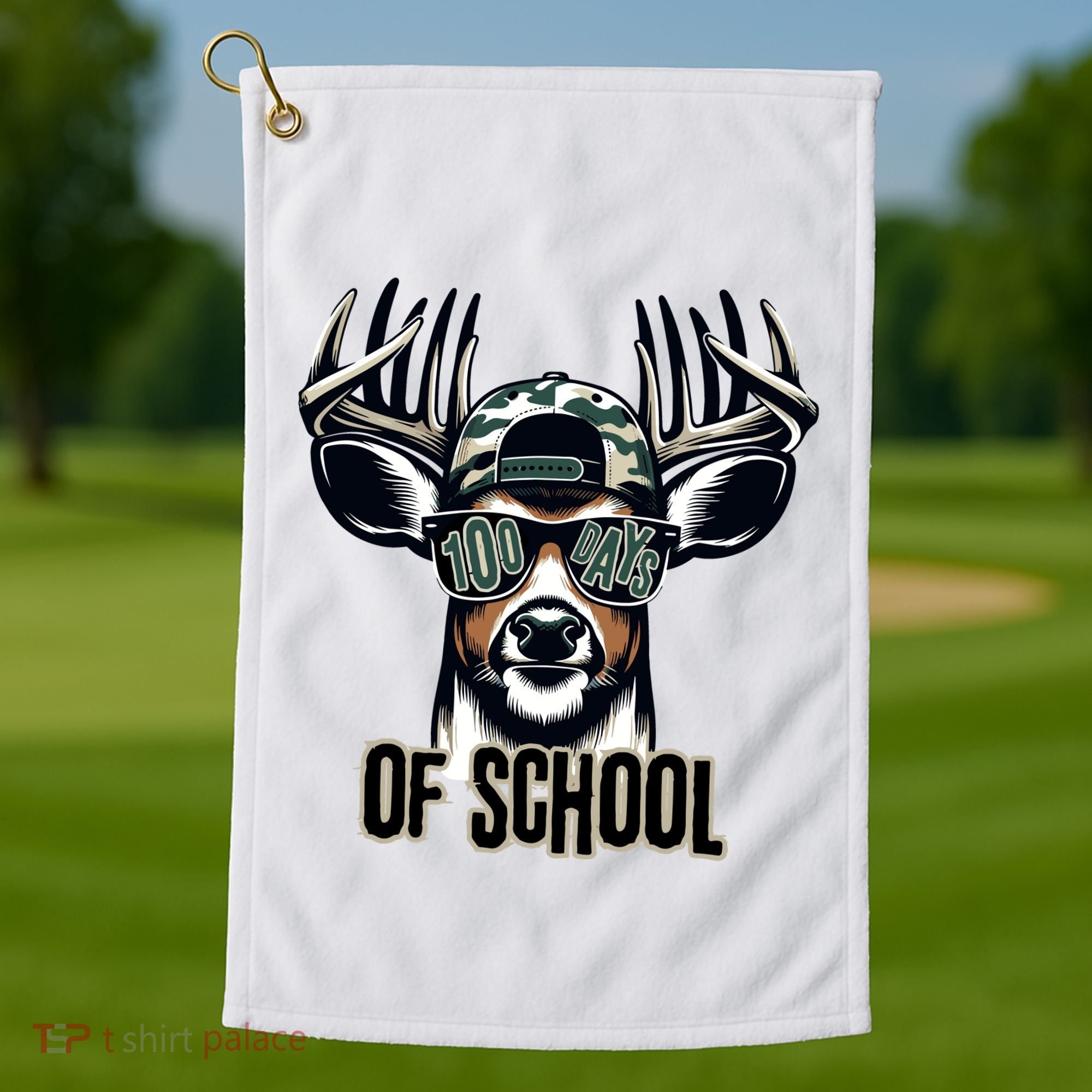 Boy 100 Day Buck Golf Towel