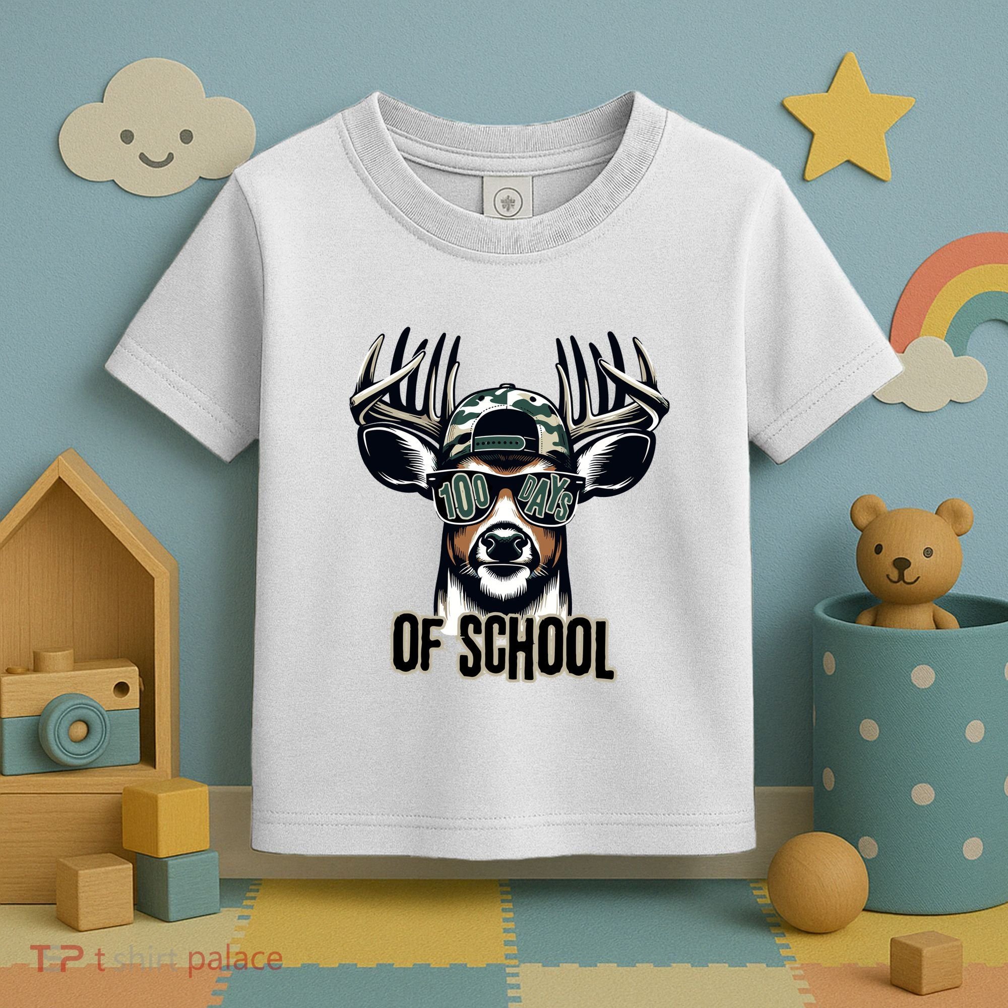 Boy 100 Day Buck Toddler T-Shirt