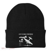 B 17 Flying Fortress Ww2 Heavy Bomber Aircraft Blueprint Beanie thumb 0