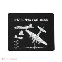B 17 Flying Fortress Ww2 Heavy Bomber Aircraft Blueprint Mousepad thumb 0