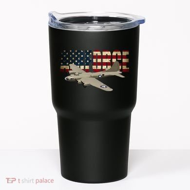 B 17 Flying Fortress B17 Bomber Tumbler