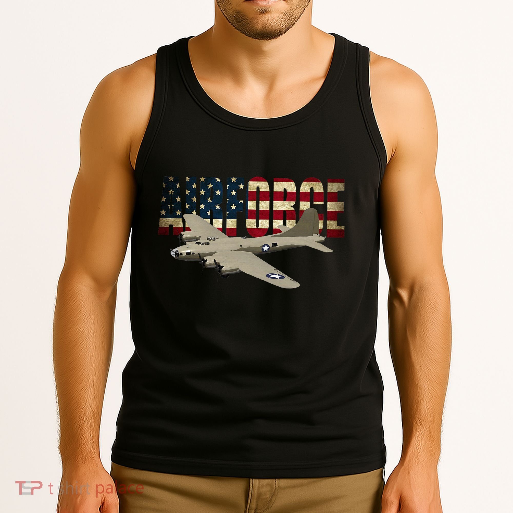 B 17 Flying Fortress B17 Bomber Tank Top