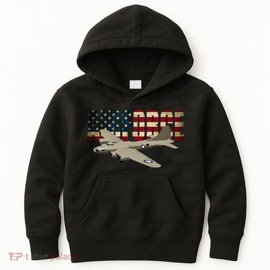 B 17 Flying Fortress B17 Bomber Kids Hoodie