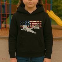 B 17 Flying Fortress B17 Bomber Kids Hoodie thumb 3