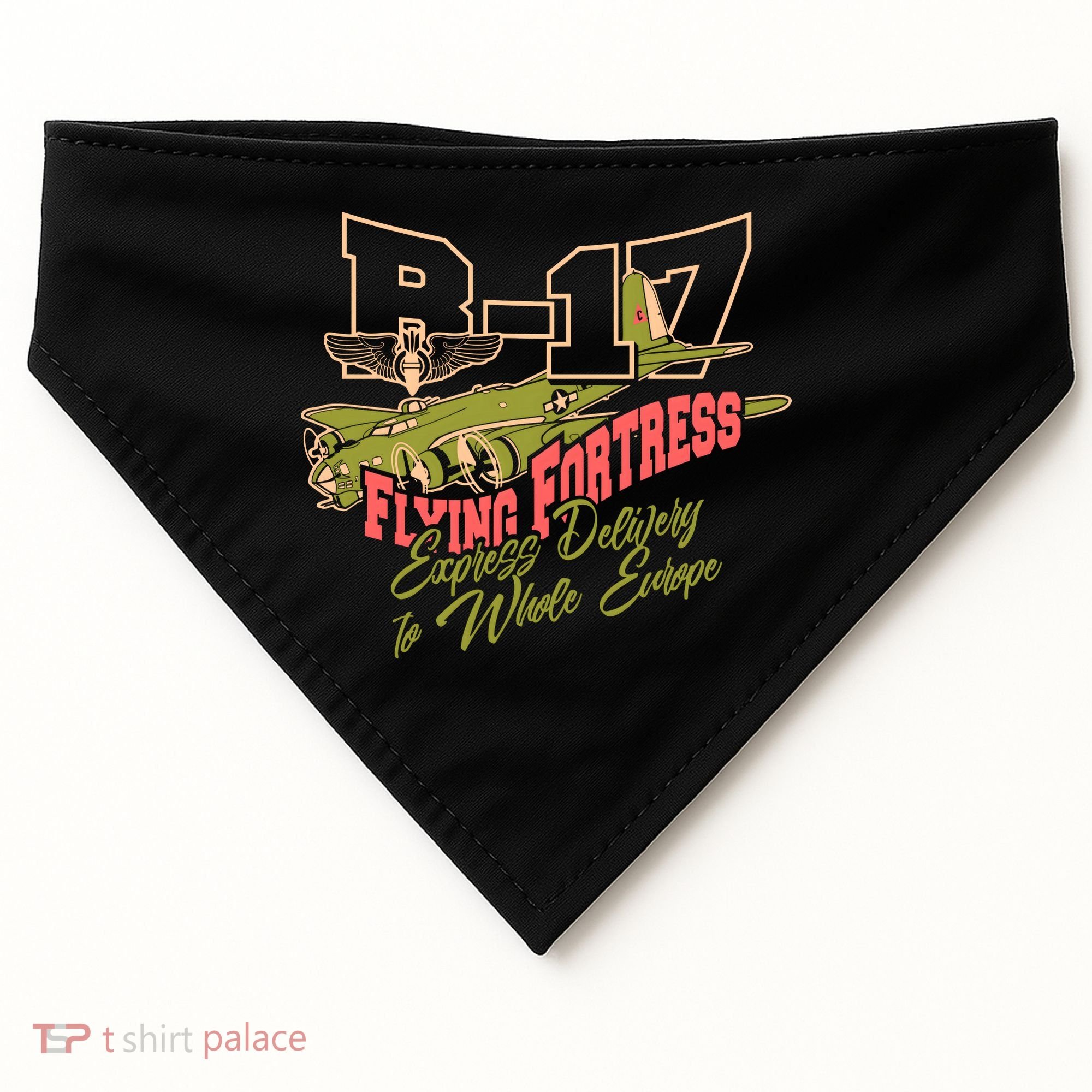 B 17 Flying Fortress USA-Made Doggie Bandana