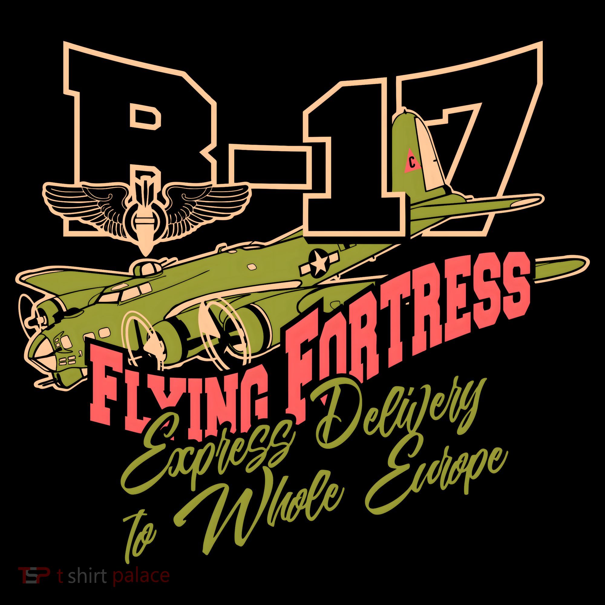 B 17 Flying Fortress Apron