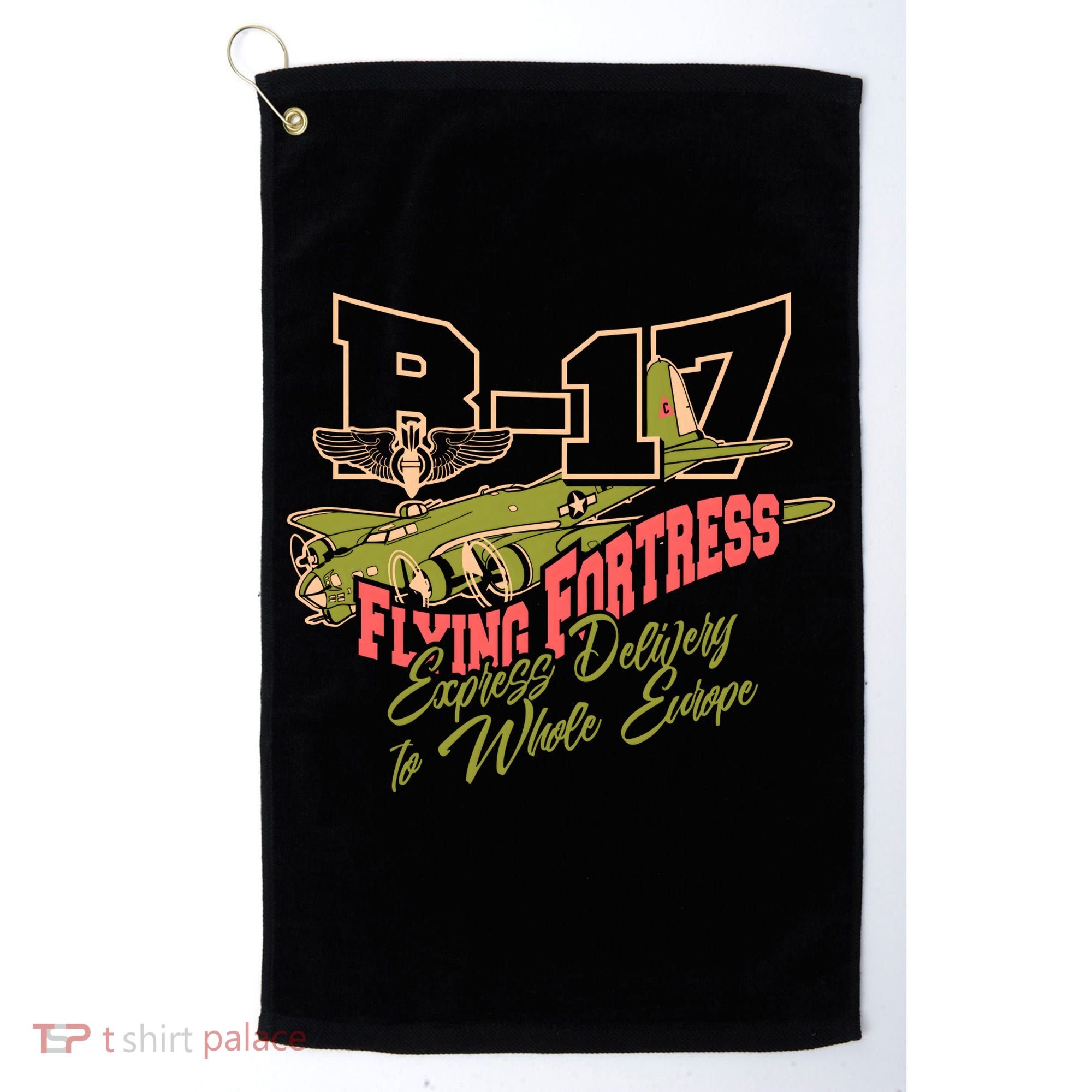 B 17 Flying Fortress Golf Towel