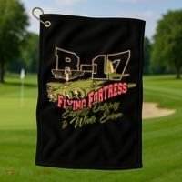 B 17 Flying Fortress Golf Towel thumb 1