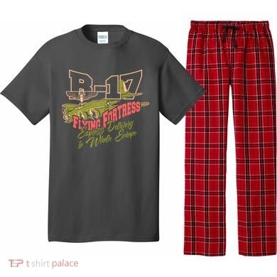 B 17 Flying Fortress Pajama Set
