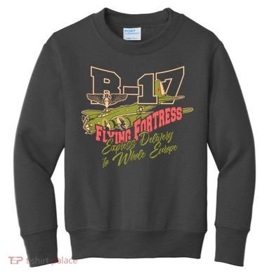 B 17 Flying Fortress Kids Sweatshirt