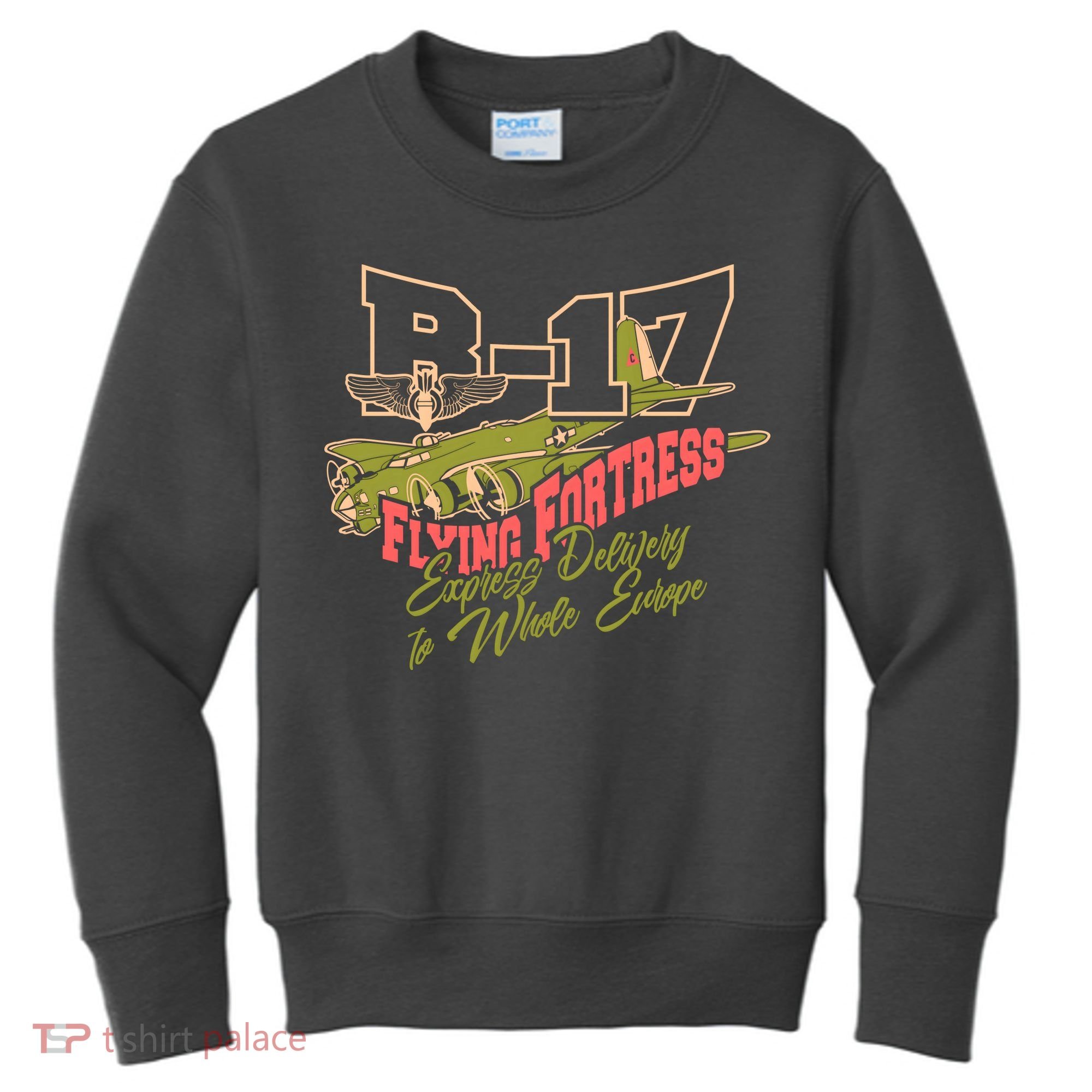 B 17 Flying Fortress Kids Sweatshirt
