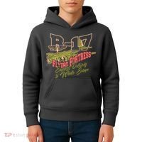 B 17 Flying Fortress Kids Hoodie thumb 4