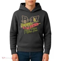 B 17 Flying Fortress Kids Hoodie thumb 4