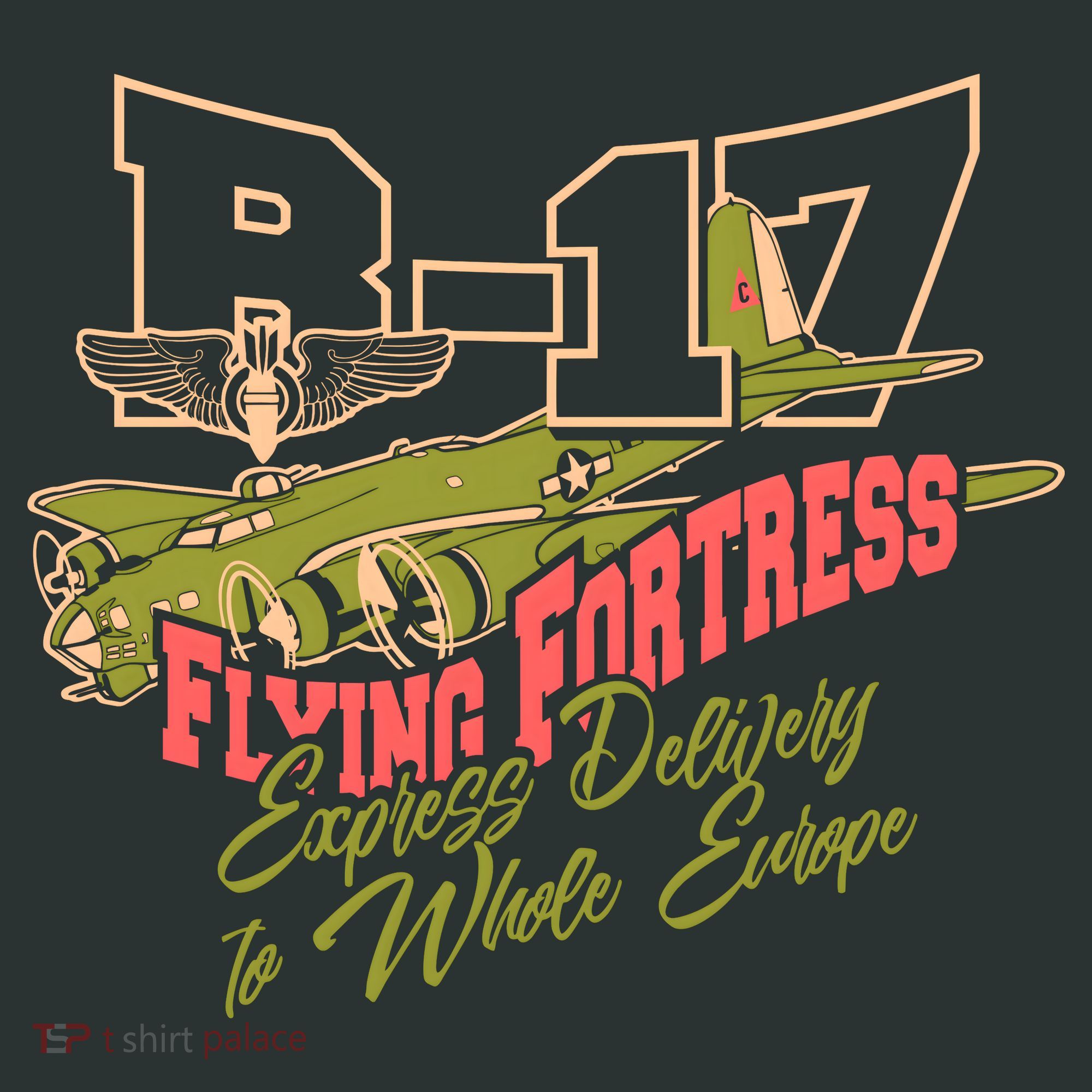 B 17 Flying Fortress Kids Hoodie