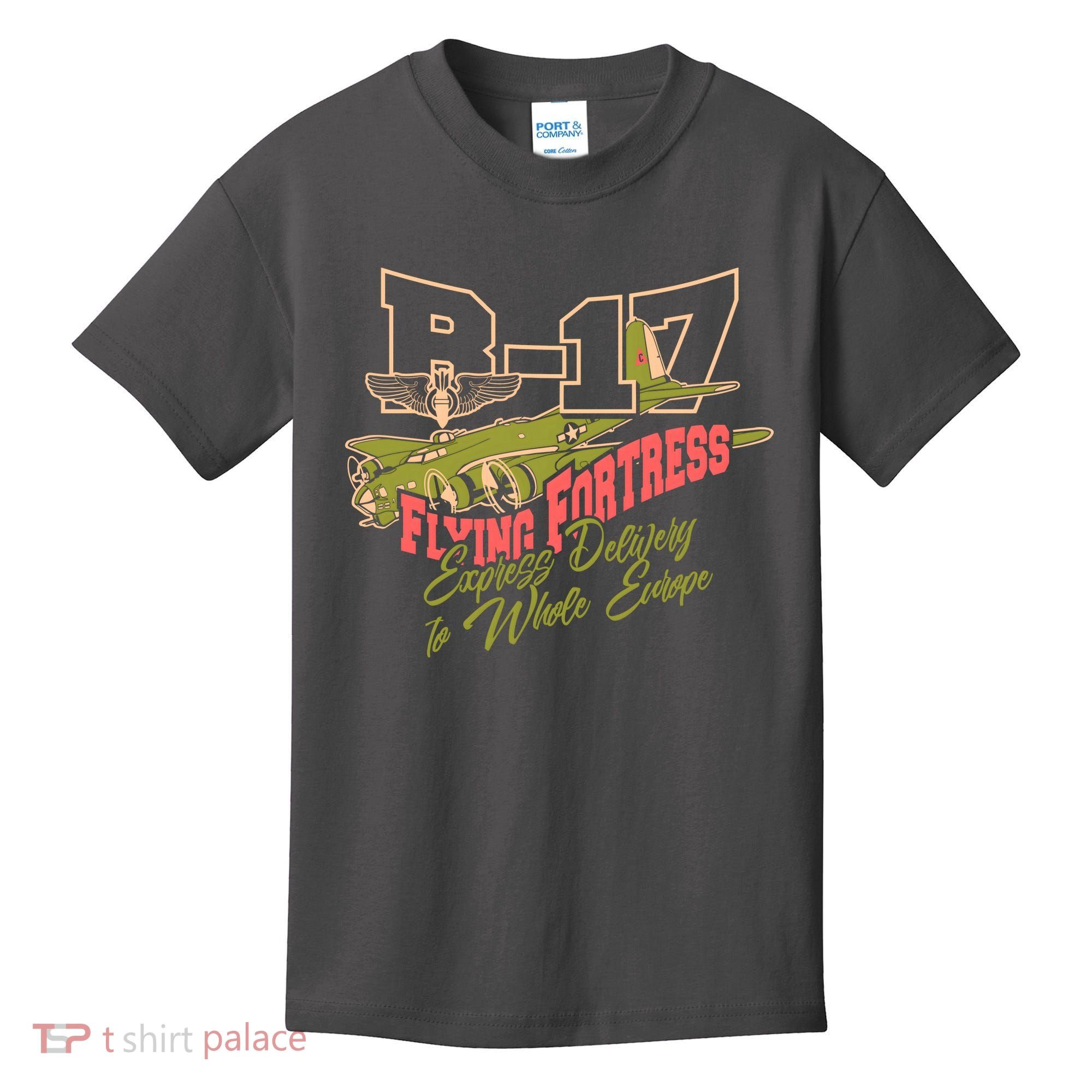 B 17 Flying Fortress Kids T-Shirt
