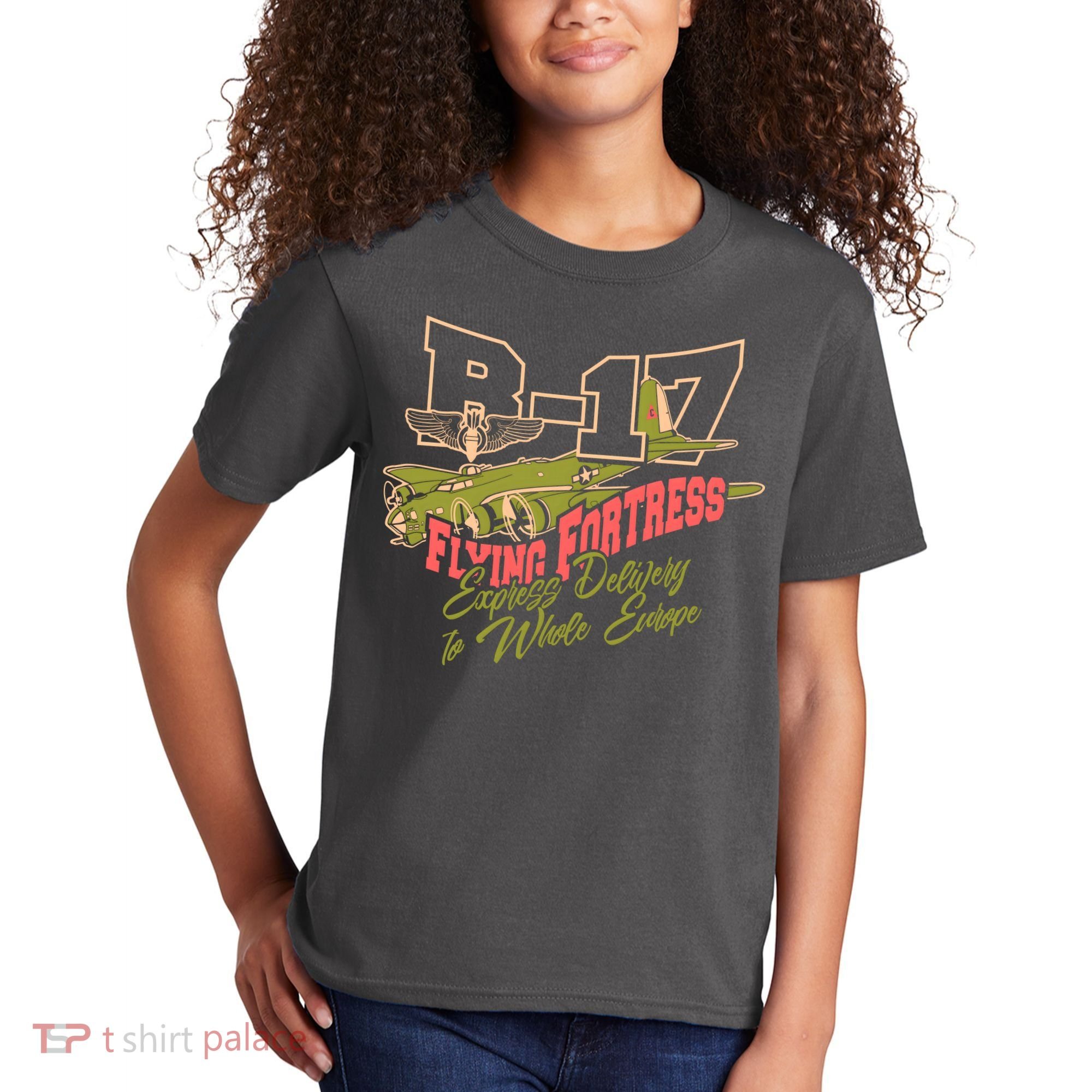 B 17 Flying Fortress Kids T-Shirt